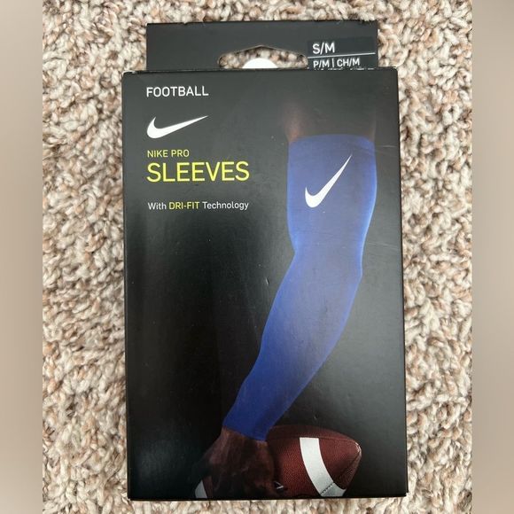 Nike Adult Pro Football Compression Sleeves Dri-Fit - Picture 1 of 2